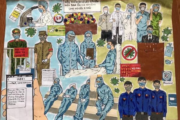 Vẽ tranh vững tin Việt Nam